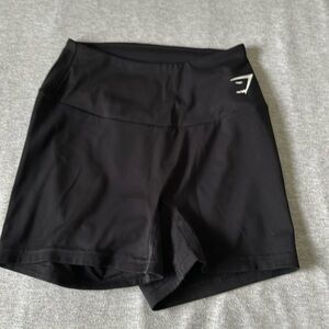 Gymshark small black workout shorts